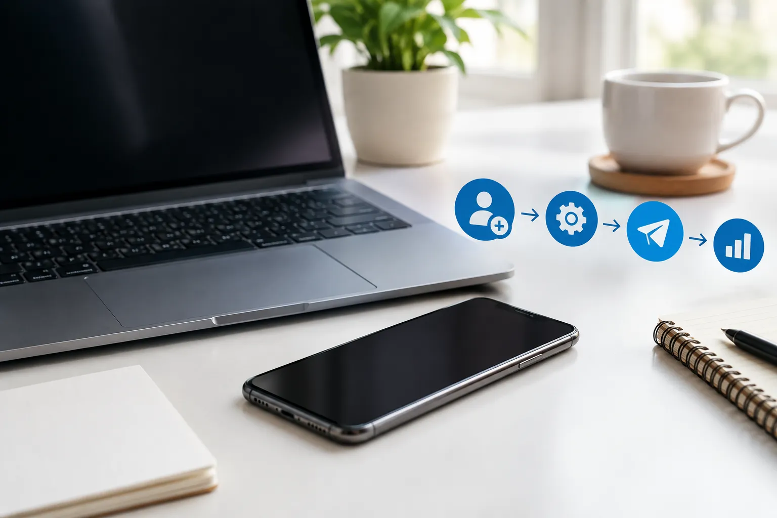 أتمتة الاشتراكات وإطلاق القناة ومتابعتها